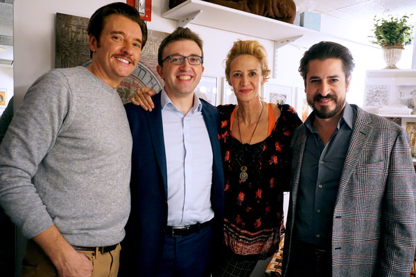 Photo Flash: BERNHARDT/HAMLET Welcomes More Mucha Backstage! Image
